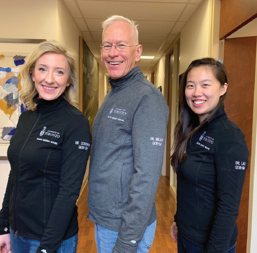 Rebecca Schonnop, Don Melady and Lorraine Lau