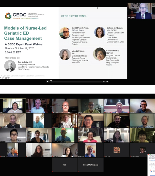 Don Melady ZOOM conference screenshot